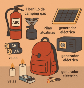 pasos para sobrevivir a un apagon electrico